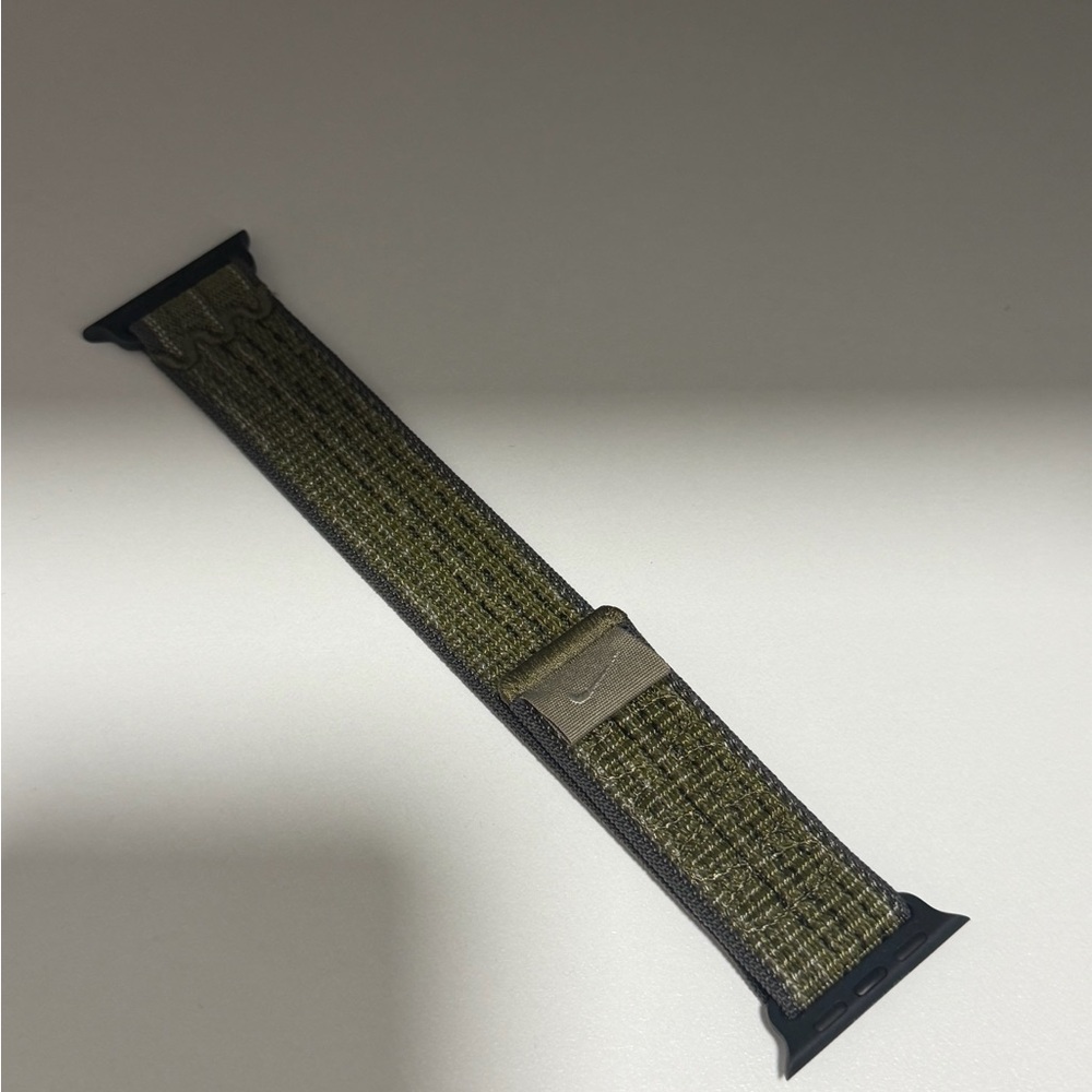 42mm Nike Olive Green Woven Apple Watch Band